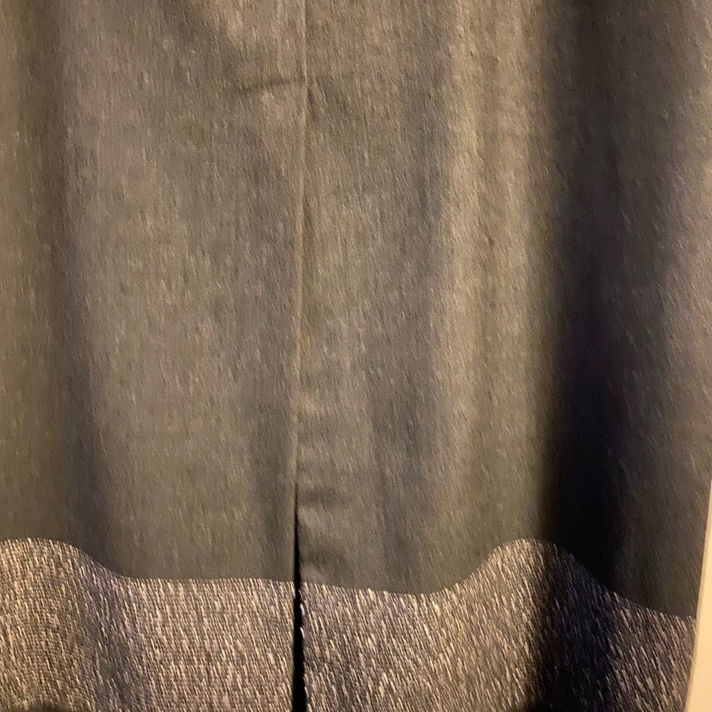 Gray wool maxi-length pencil skirt - Picture 3 of 5